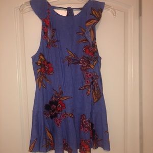 Free people mini floral dress
